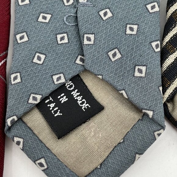 GIORGIO ARMANI Men's Silk Tie Necktie ITALY Luxury LOT of 3 EUC - Picture 13 of 16